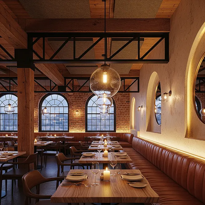 Restaurant interior design